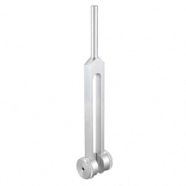 6 stk. aluminium stemmegaffelsæt 128Hz-4096Hz til lydhealingsterapi og vibration Silver