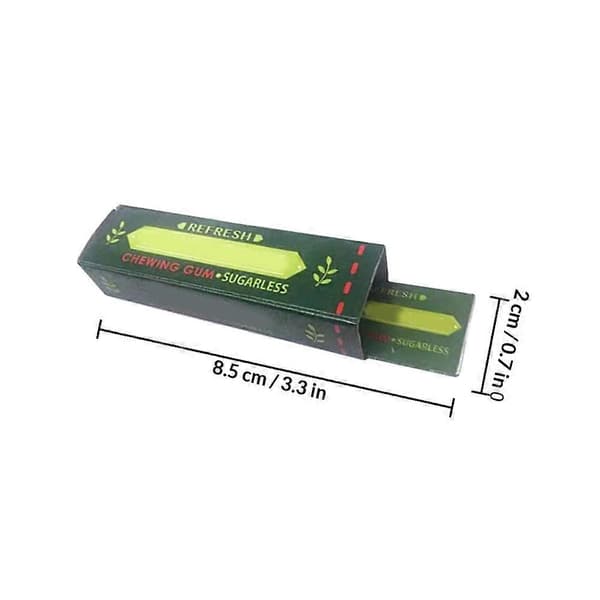 Prank Toy Simulation Gum för att spela 4st Kackerlacka Prop Tuggummi