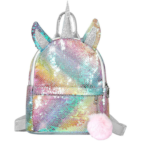 Tjejer Paljetter Ryggsäck, Unicorn Ryggsäck Tjej Paljetter Skolväska För Tjejer,mode Och Slitstark Reseryggsäck För Barn,Flickor Style1
