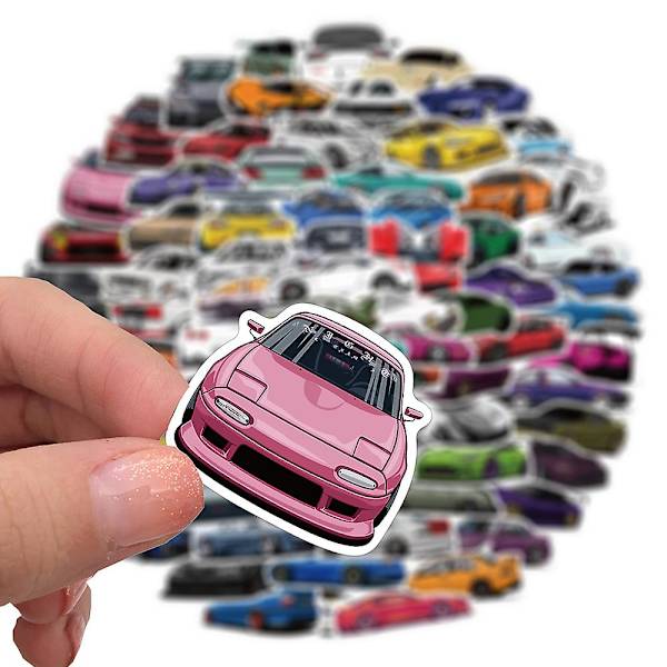 Cool Stickers Motorcykler | Jdm Stickers Decals Bærbare computere | Jdm Graffiti Stickers - Sticker Racing 100PCS