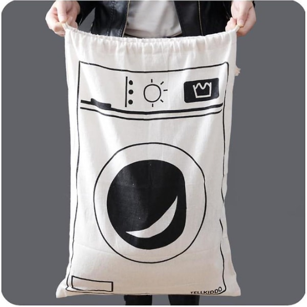 Skitten eller ren vaskepose sammenleggbar ultrakapasitet pustende for oppbevaring av klær hjemmeleker 65x45cm