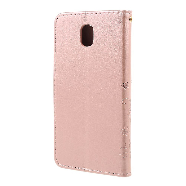 Imprint Pattern Lommebok Stativ Telefondeksel for Samsung Galaxy J3 (2017) EU-versjon/J3 Pro (2017)