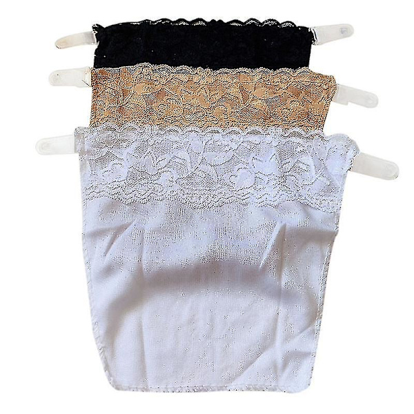 Spets Snap-on Mock Camisole för kvinnor - 3 st klyvningssäker, andningsbar och stretchig