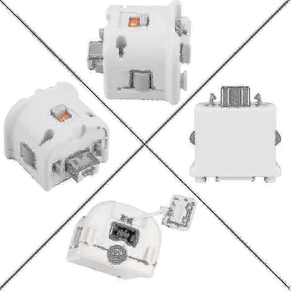2 Motion Plus Adapter detektor for Wii Remote Controller Adapter Accelerator Erstatning