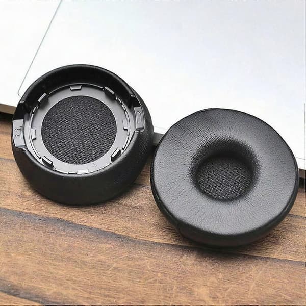 6X erstatningsøreputer for Jabra Engage55/65/75 hodetelefoner, øreklokker, øreputer, puter Black