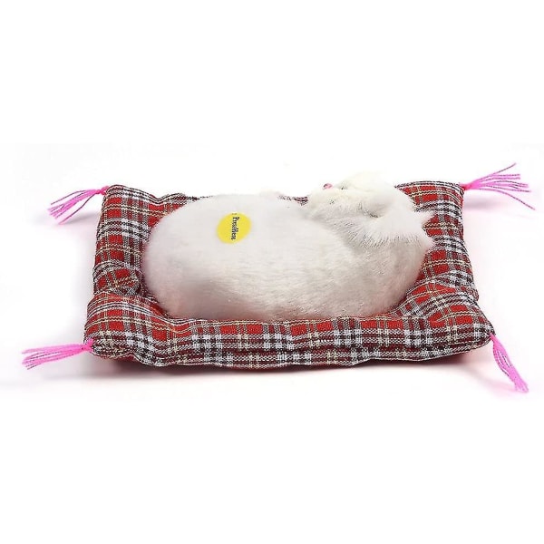 Sofirn Simulation Sleeping Kitten Lelut Pehmo Matolla Pehmolelut Lahja White