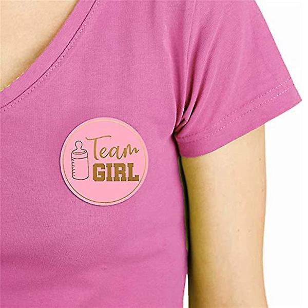 48 kpl Gender Reveal Tarrat Pelit Team Boy & Team Girl Perfect Gender Reveal Party Supplies Bo