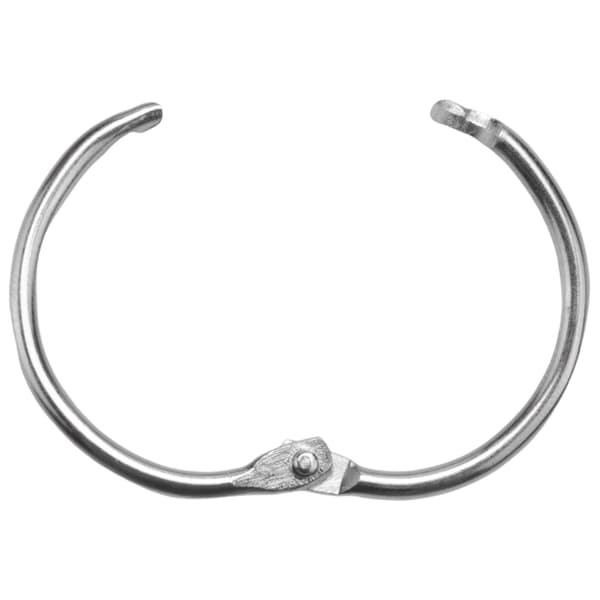 25 stk. metal 1,2\" løse bladringe ringbind nøgleringe til scrapbog