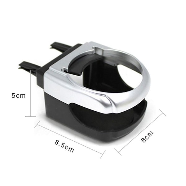 Car Styling Auto Auto Truck Juomavesikuppipullo CAN ovikiinnitysjalusta Tuhkakuppi kannatin Outlet Air Vent Holders Universal| | Black