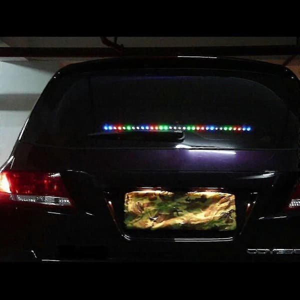 56 cm 7 farver 48 LED RGB Scanner Flash Bil Strobe Knight Rider Kit Lysstribe