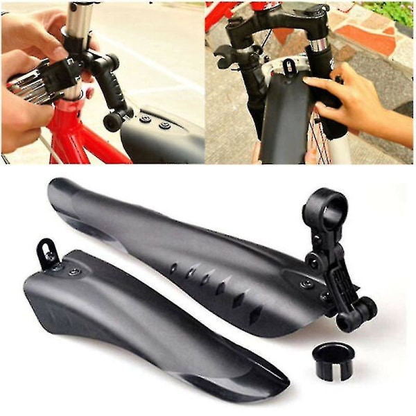 2 stk Swallow Tail Mtb Dele Cykel Mudguard Wings Cykelskærme Front Bag-7