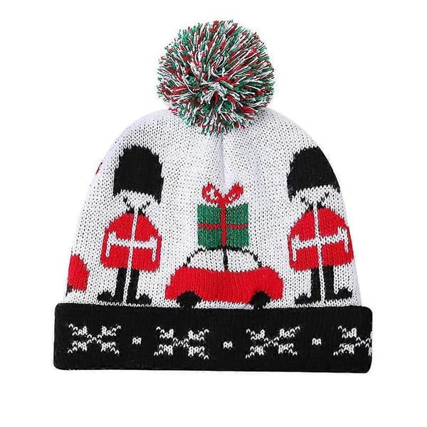 Bil Jul Ullmössa Stickad Mössa Skull Cap Jul För Tonåringar