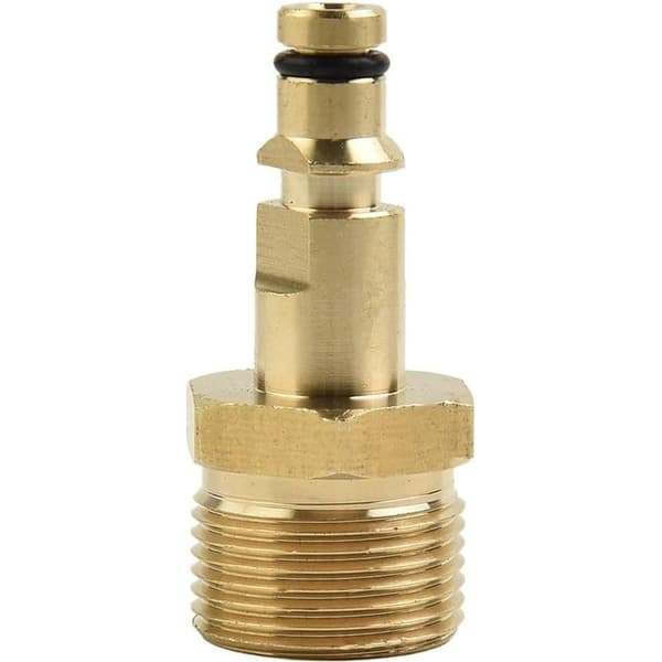 CCYKXA (50×23×23) Solid Mässing Högtryckstvätt M22 Adapter och K-serie Utloppskoppling för Karcher, Nilfisk Multicolour