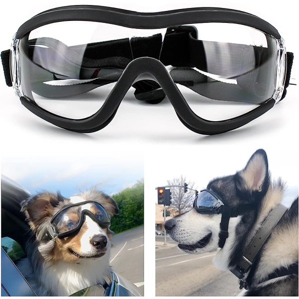 Pet Dog Solbriller Vandtæt vindtæt til store mellemstore hunde