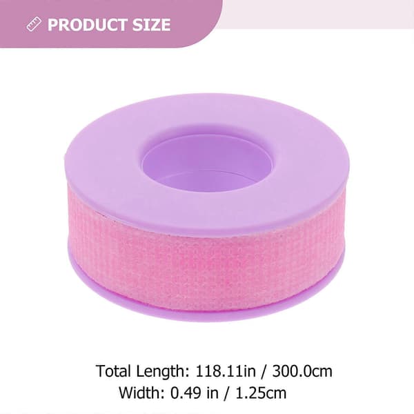 Øjenvippetape Åndbar Silikone Gel Tape til Vippebeskyttelse 3 Ruller