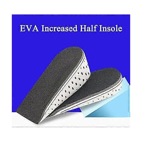 Breathable Invisible Memory Foam Height Increase Shoe Insoles for Men and Women, Elevated Shoe Inserts 4CM 4CM