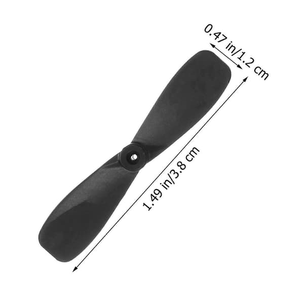 RC fly sensor propel flylegetøj propel til gør-det-selv 4 stk. sort