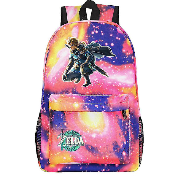 "tears of the game" Zelda Kingdom Print, Tonåring Primary and Secondary School Bag, Casual ryggsäck för män och kvinnor 9