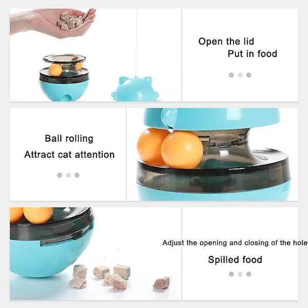 Creative Pet Electric Lelu Automaattinen kissan lelu Sähköinen pyörivä kissanpentu