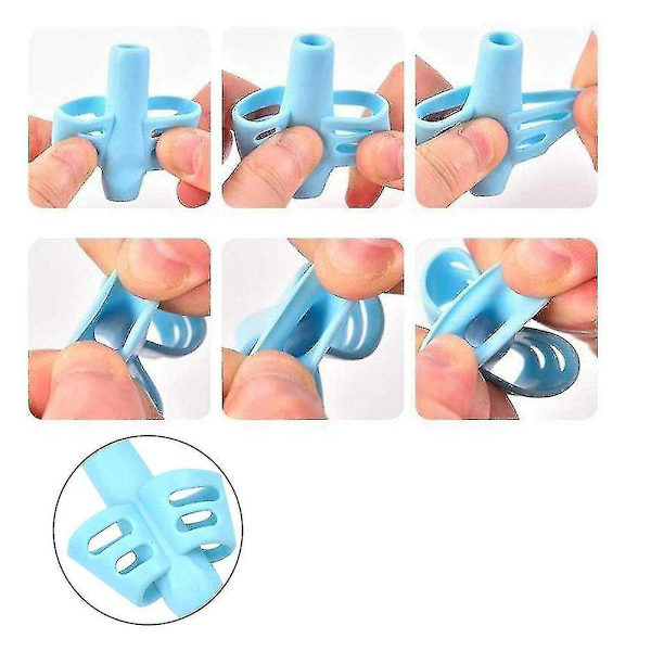 Grip Pencil Grips (8 st): Skrivhjälp för barn & silikongrepp