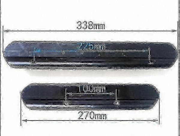 2-pack armstöd i läder kompatibla med rullstolar - Universell passform vadderade stöd