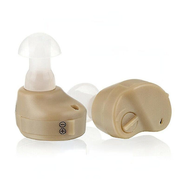 2x In-ear Invisible Justerbar Volym hörapparater