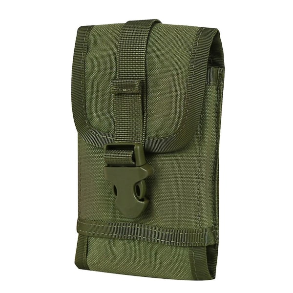 Camouflage Smartphone-väska Edc Case Molle Gadget Bag Molle Attachment Bälteshållare Midjeväska för Cs Game Outdoor Camping (grön stil)