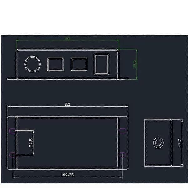 0-10V lysdæmperkontakt, serie-synkroniseringscontroller til dæmpbare LED-drivere, ON/OFF-kontrol Black