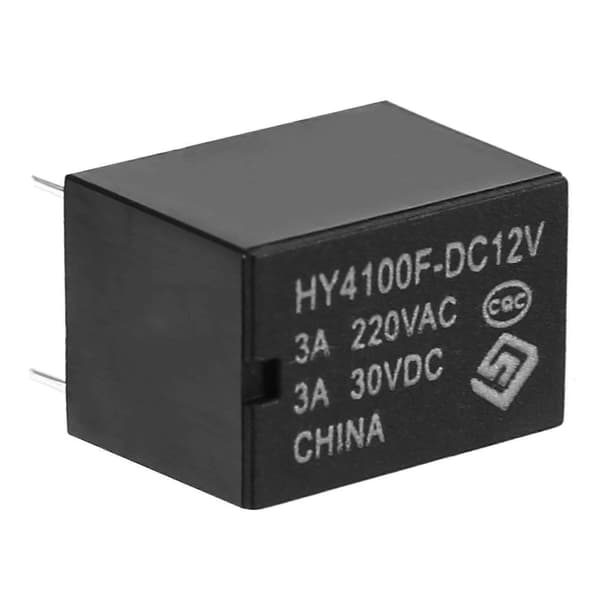 10 kpl mini-elektroniikkareleet DC 12V musta