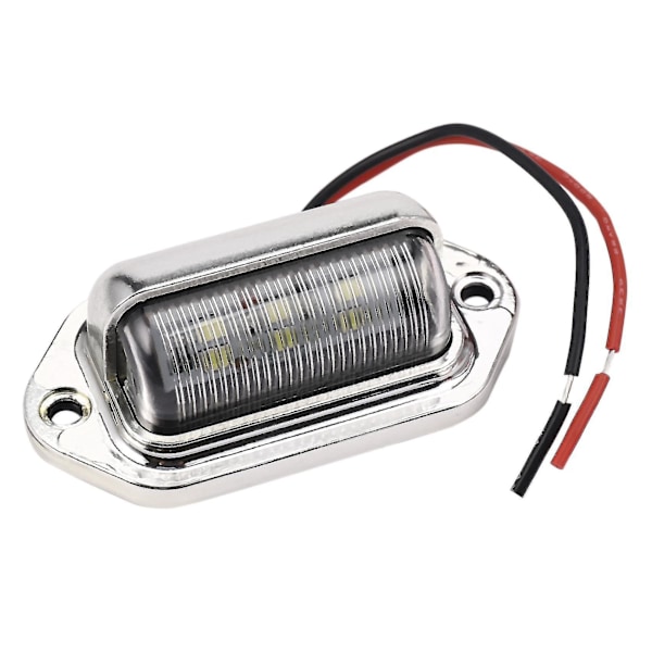 12-24v 6 Led rekisterikilpi kevyt venekansi kävelytie askellamppu Rv perävaunu