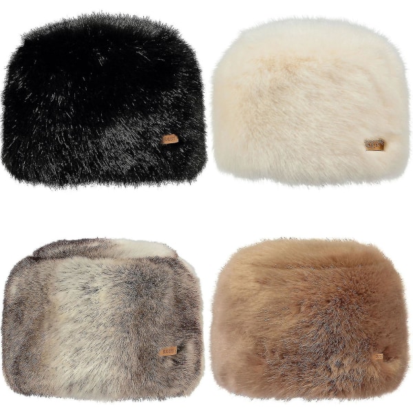 Barts Dam Josh Mjuk Fuskpäls Mysig Varm Vinter Mössa Ff B2 Light Brown One Size