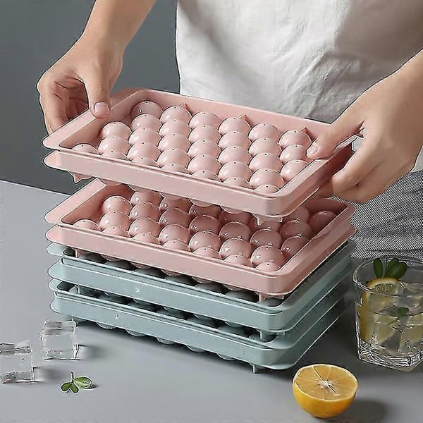 Allsidig rund rombeisform for cocktailer Pink 33 Grids