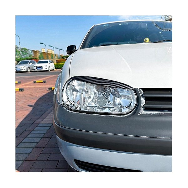 Golf4 Mk4 Iv 1997-2005 Kolfiber främre cover Garneringsremsa Cover Trimdekal