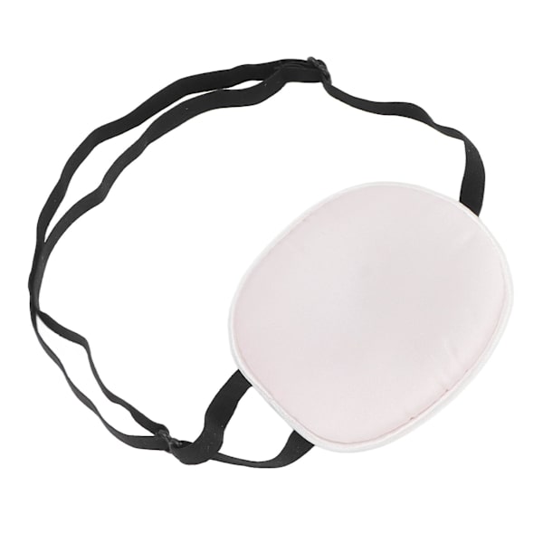Amblyopi ögonlapp silke bomull elastisk rem full täckning ljusblockering strabismus ögonplåster för vuxna rosa