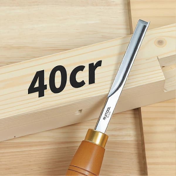RUITOOL Long-Handled Marking Knife and Right-Angle Chisel with Solid Wood Handle Woodworking Tool Compatible with Marking, Scribing, and Carving