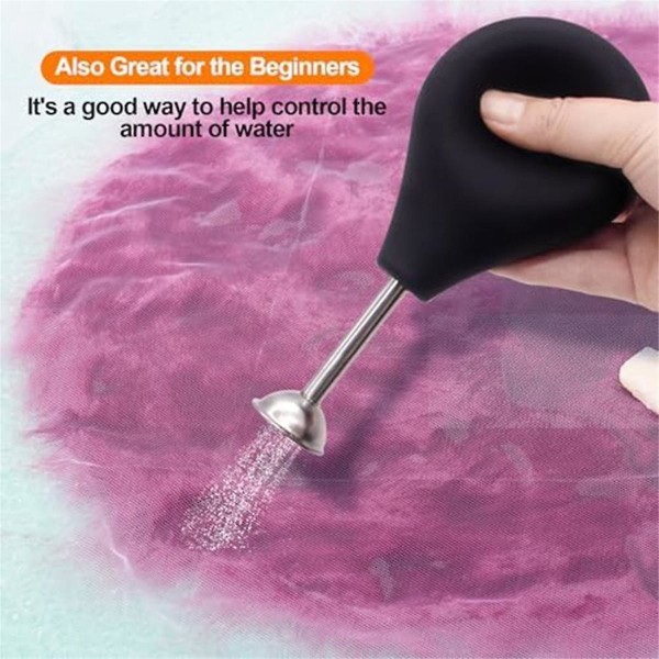 Ball Wet Filting Sprinkler - Multifunksjonell vannsprøyte for toving, Wet Filting Water Sprinkler Black