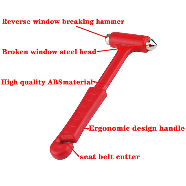 Emergency Escape Tool Bil Selvhjælp Undslippe Hammer Brand Nødvindue Breaker Bankende Glas Artefakt Bil Rescue Hammer|bil Emergency Rescue Kit|