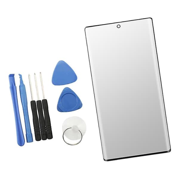 Udskift LCD-skærmens frontglas til Samsung Galaxy Note 10 Plus sort
