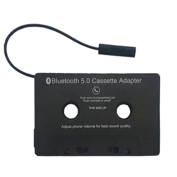 Bluetooth 5.0 Bil Lyd Stereo Kassettbåndadapter Til Aux For Iphone Ipod Mp3