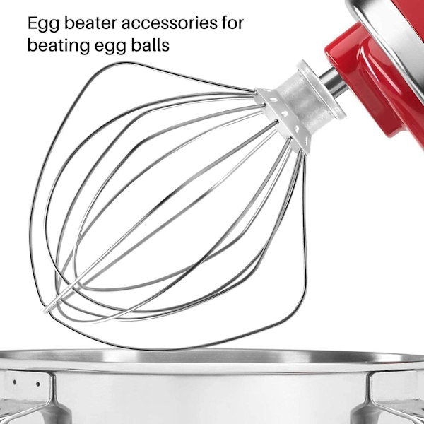 Wire Whip Attachment Kompatibelt stativ med vippehode Mixer kompatibel Kitchenaid K5aww
