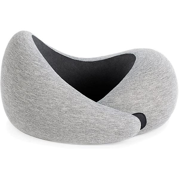 Ylellinen matkatyyny memory foam | Lentokonetyyny, automatkatyyny, niskatuki (keskiyönharmaa)