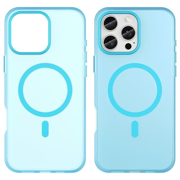 iPhone 16 Pro Max Kuori MagSafe Ohut Matta Sininen