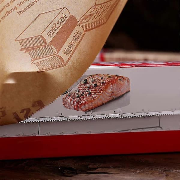 Bakpapper av pergamentpapper, hög temperaturbeständig, rulle för matlagning Brown