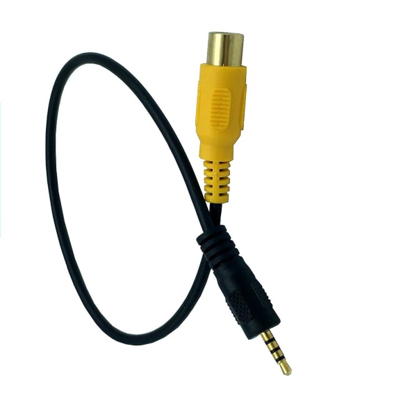 RCA till 2,5 mm AV-IN linbana backkamera TILL GPS 2,5 mm 0. black