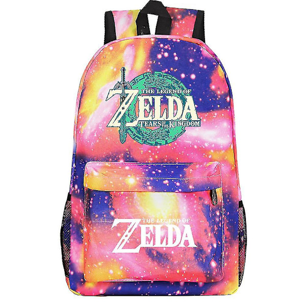 "Kingdom of Zelda Tears" printed skolväska - perfekt för grund- och gymnasieelever 8
