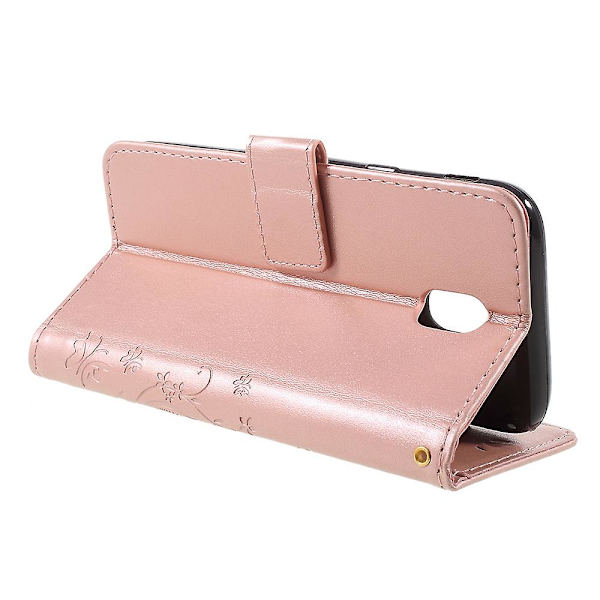 Imprint Pattern Lommebok Stativ Telefondeksel for Samsung Galaxy J3 (2017) EU-versjon/J3 Pro (2017)