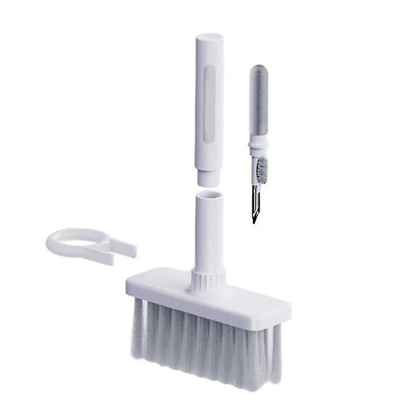 Tastaturrensebørste Renseverktøy for datamaskinhodetelefoner Brush-White Gray