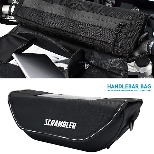 Ducati Scrambler 1100 -moottoripyörän ohjaustankolaukulle vedenpitävä ohjaustanko matkanavigointilaukku have logo