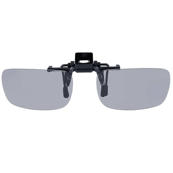 Clip-on ikke-polariserte solbriller for briller Grey One size