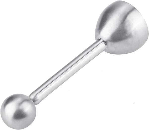 Eggverktøy Eggåpner, Rustfritt Stål Eggkutter Egg Topper Eggknuser for Myke og Hardkokte Egg Kreativ